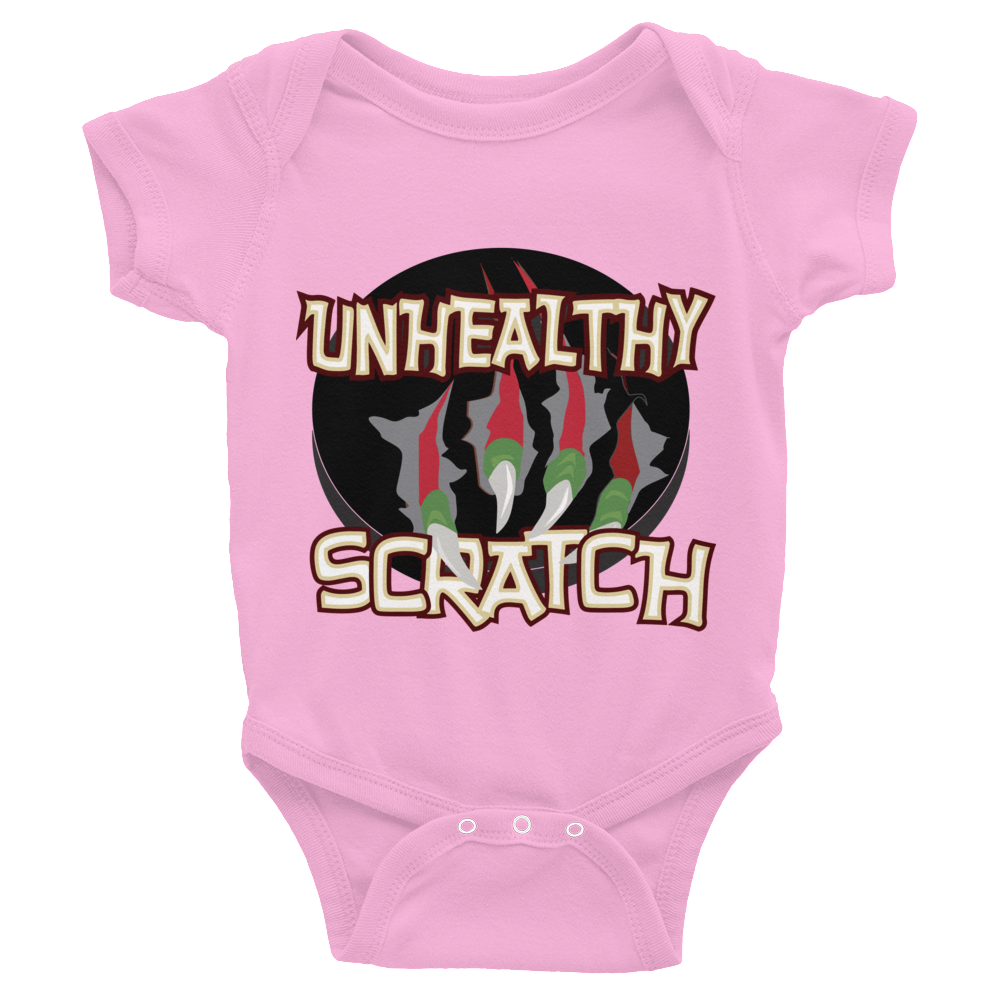 Unhealthy Scratch Infant Bodysuit
